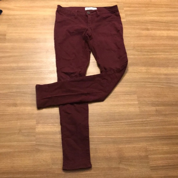 Maroon jeggings - Picture 1 of 3